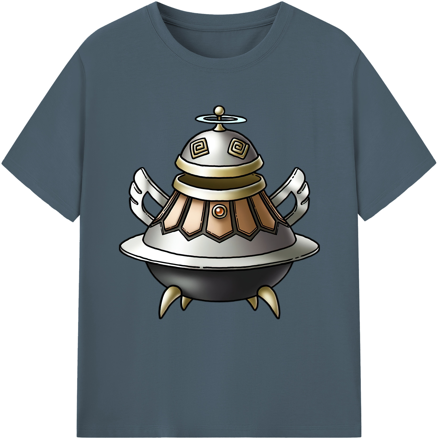 （画像用） ドラゴンクエスト Doragon Kuesuto Dragon Quest 綿100％半袖Tシャツ（フロントプリント）